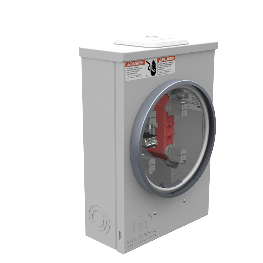 5 Terminal Ring Type Small Closing Plate Triplex Ground 5th Terminal Wire Installed 125 Ampere