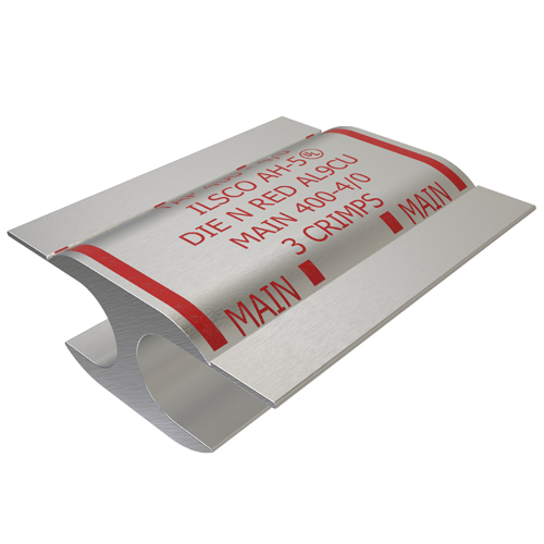 Aluminum Compression Tap, Main Range 400-4/0, Tap Range 400-4/0, Tin Plated, UL