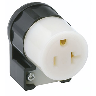 20 Amp, 125 Volt, Straight Blade Connector, Industrial Grade