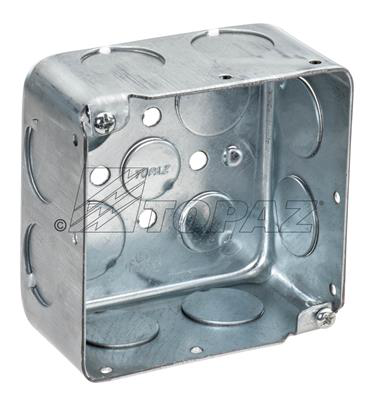 4" Square Drawn Deep Boxes 3/4" KO