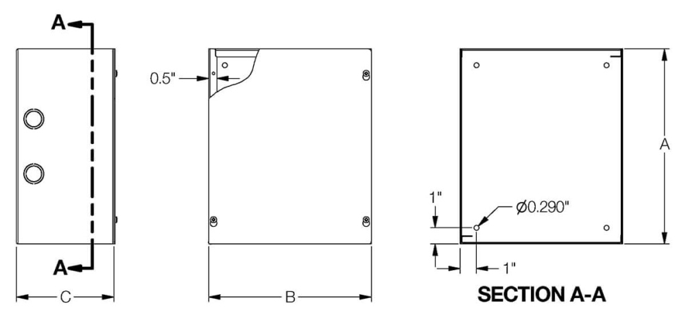 1100-DF101006, Pull/Junction Box