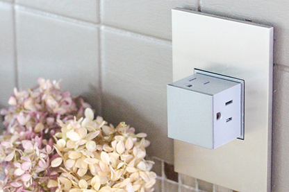 adorne® Satin Nickel 1-Gang Screwless Wall Plate