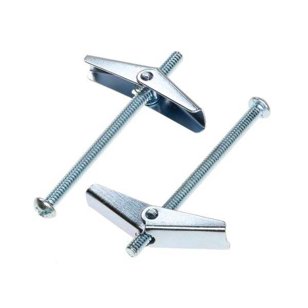 1Rtb0384 3/8-16 X 4 Round Combo Head Toggle Bolt/Wing Zinc 25/Box - 250/Ctn