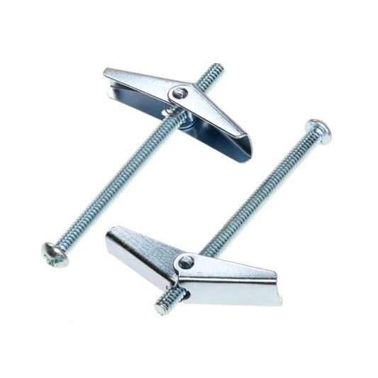 1Rtb0383 3/8-16 X 3 Round Combo Head Toggle Bolt/Wing Zinc 25/Box - 250/Ctn