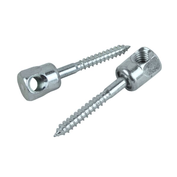 1Swg25 3/8 X 2-1/2 Sammy Screw Side Mount - Wood For 3/8 Rod 25/Box - 125/Case
