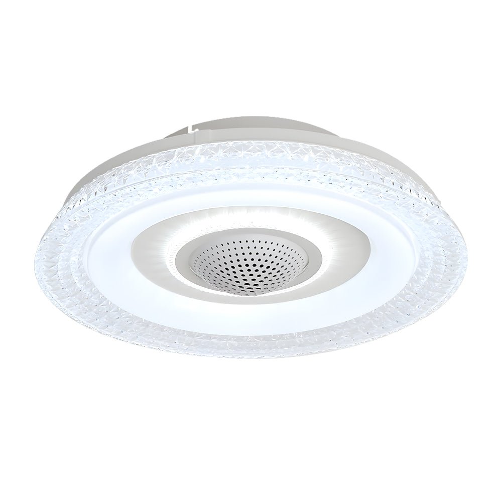 [Open-Box]20 in. W 6-Speed Indoor Bladeless Smart Ceiling Fan with Remote and Dimmable LED