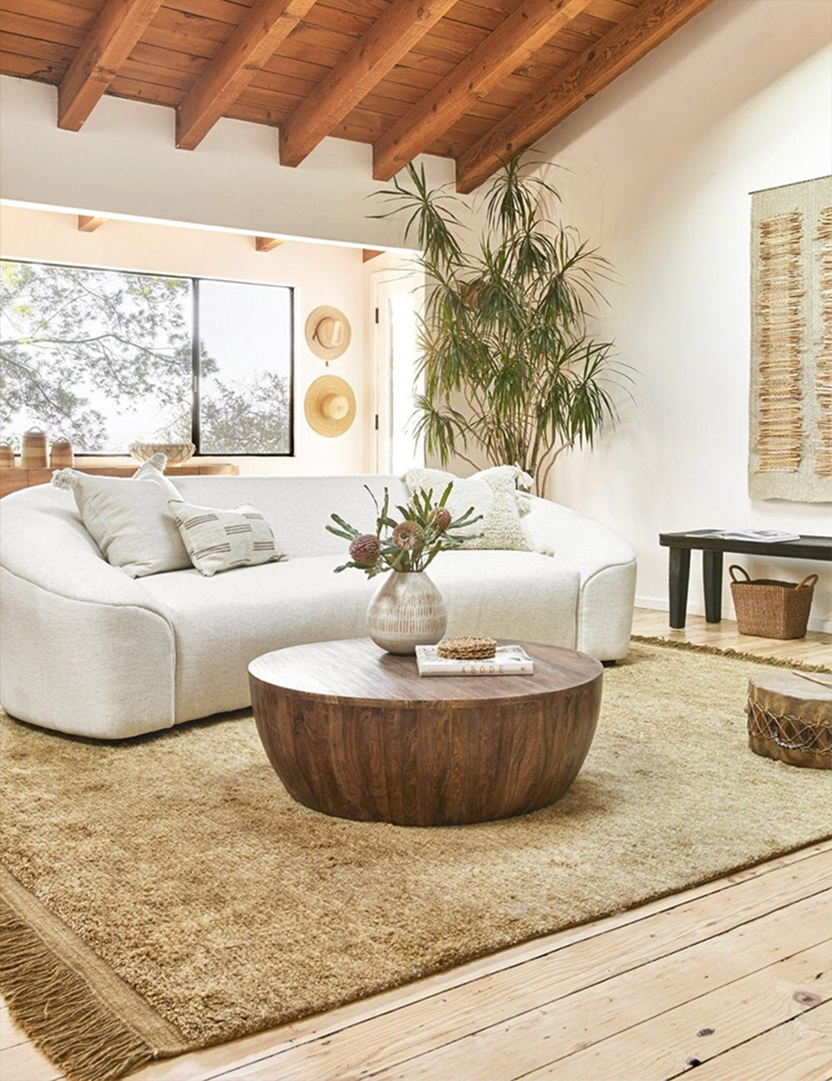 Jacob Round Coffee Table by Arteriors