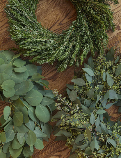 Fresh Handmade Seeded Eucalyptus Wreath
