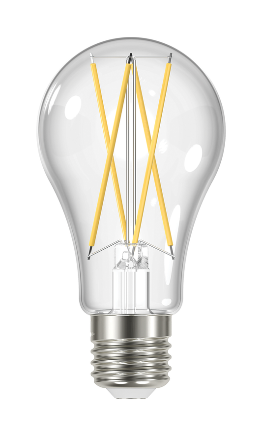 12 Watt A19 LED; Clear; Medium base; 2700K; 120 Volt