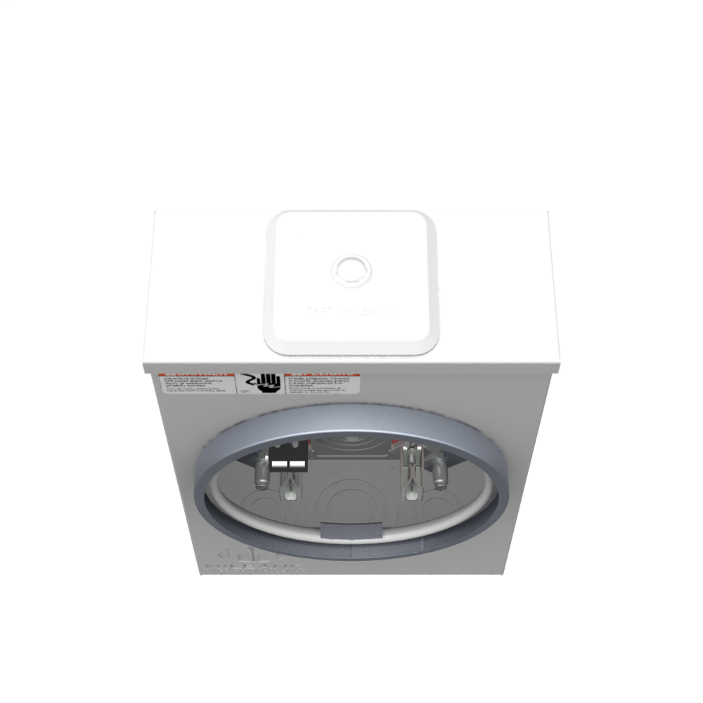 5 Terminal Ring Type Small Closing Plate Triplex Ground 5th Terminal Wire Installed 125 Ampere