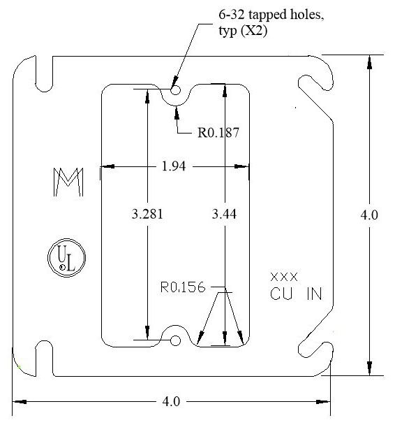 11264, Square Box Cover