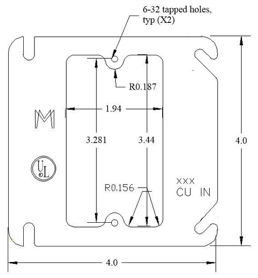 11264, Square Box Cover