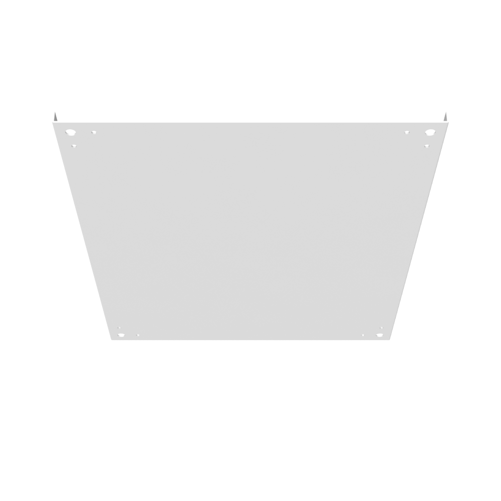Back Panel Non UL Listed 30x24 Hinge Cover White Steel