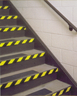 3M Safety Stripe Tape 5702, Black/Yellow, 1 in x 36 yd, 5.4 mil, 36 Roll/Case, Individually Wrapped Conveniently Packaged