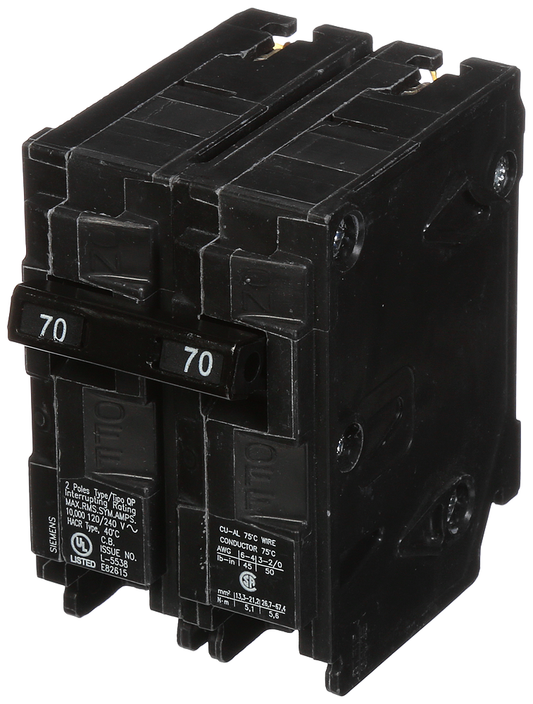 BREAKER 70A 2P 120/240V 10KA QP