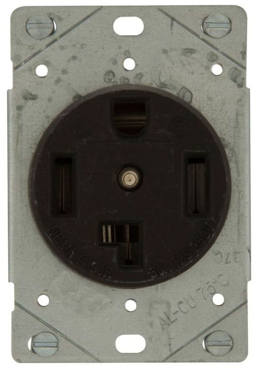 1257-SP, Straight Blade Power Receptacle