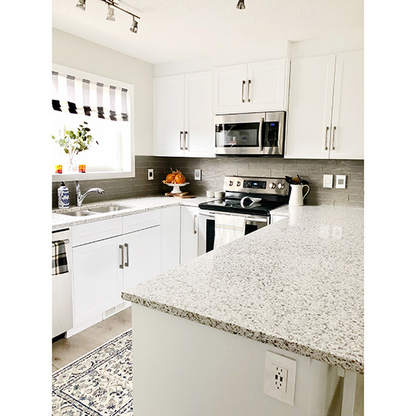 adorne® Gloss White 1-Gang Screwless Wall Plate with Microban®