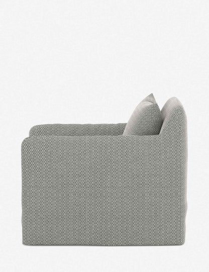 Orlena Outdoor Swivel Chair