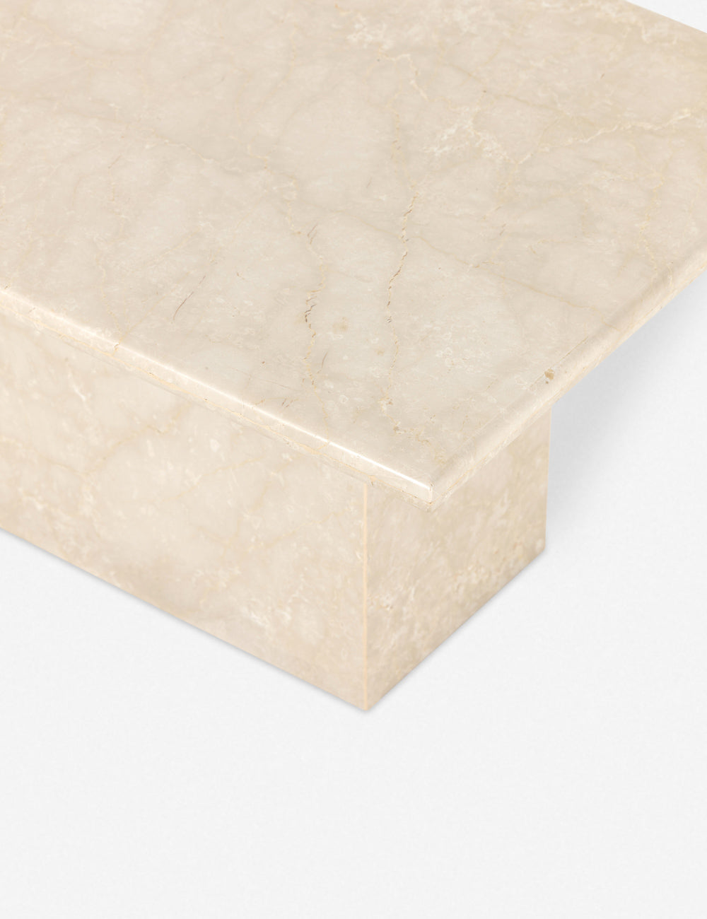 Open Box: Leonel Coffee Table, Cream Marble