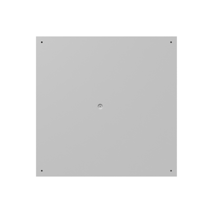 24X8x24 Screw Cover Type 1 UL Steel No KO Gray Cover w/ Teardrop Slots Holes In Back