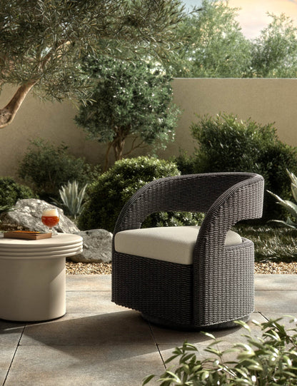 Delacroix Indoor / Outdoor Swivel Chair