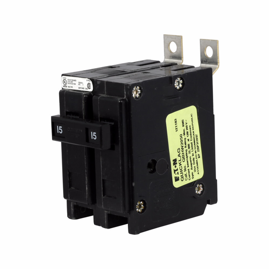 15 Amp, 2 Pole Circuit Breaker Bolt-On