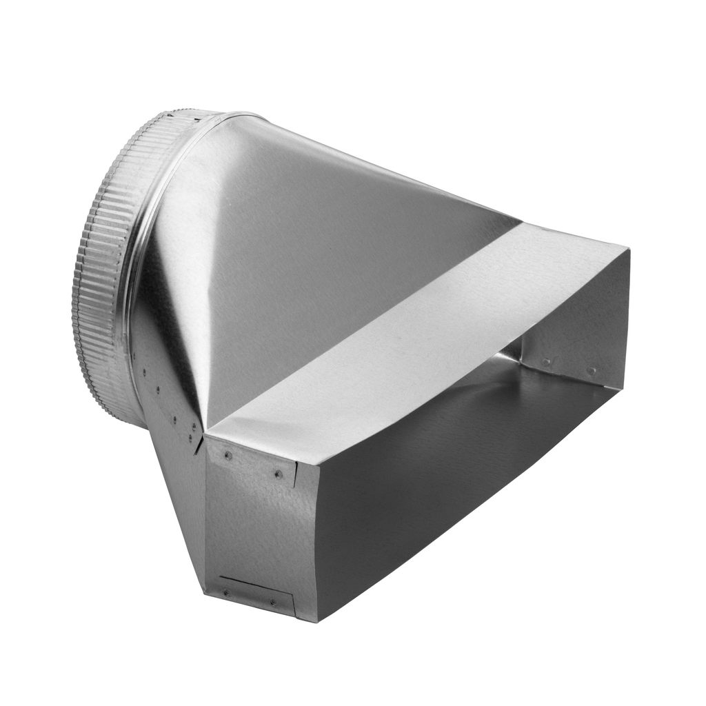 Broan-NuTone® 10" Round to Rectangular Transition for Range Hoods and Bath Ventilation Fans