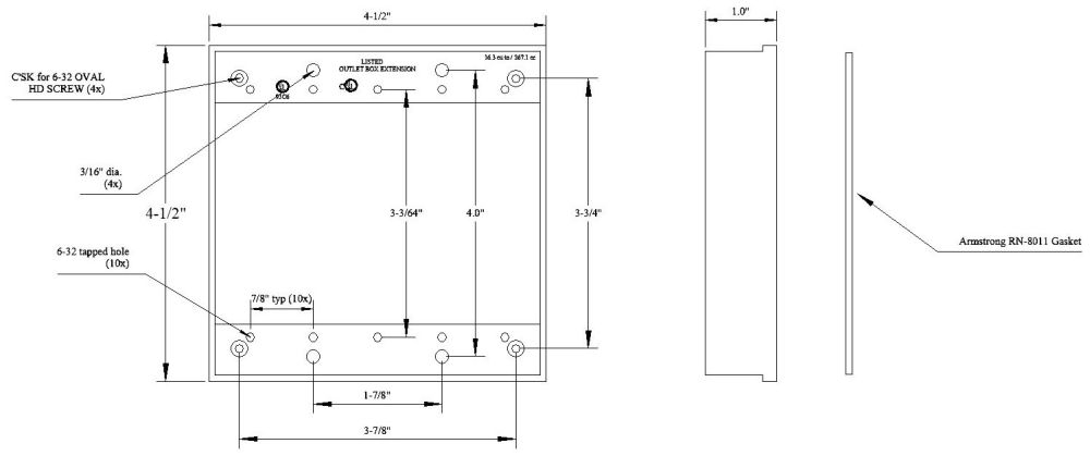 30273, Weatherproof Box Extension