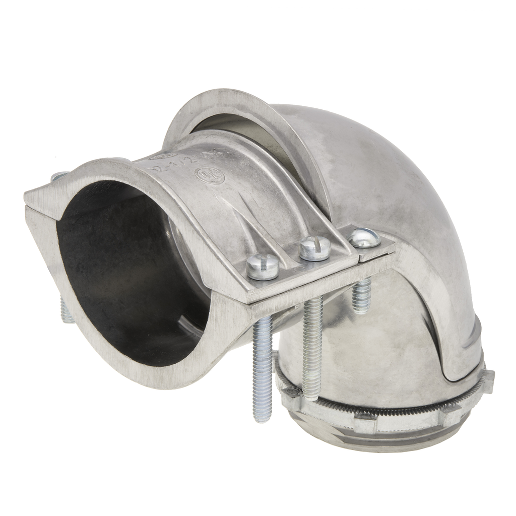 90-Degree Connector 2-1/2", Die Cast Zinc