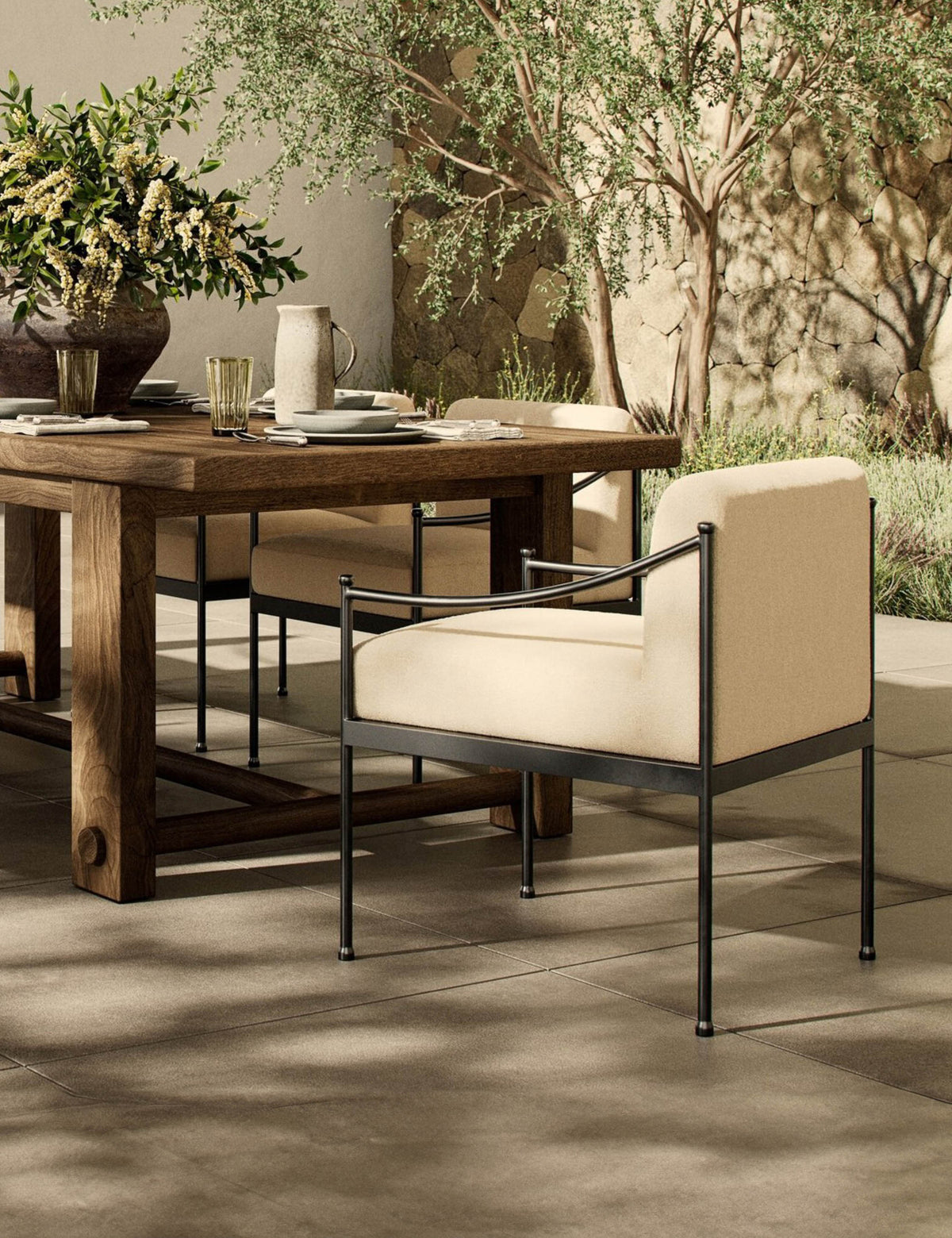 Lumi Indoor / Outdoor Dining Table by Amber Lewis x Four Hands