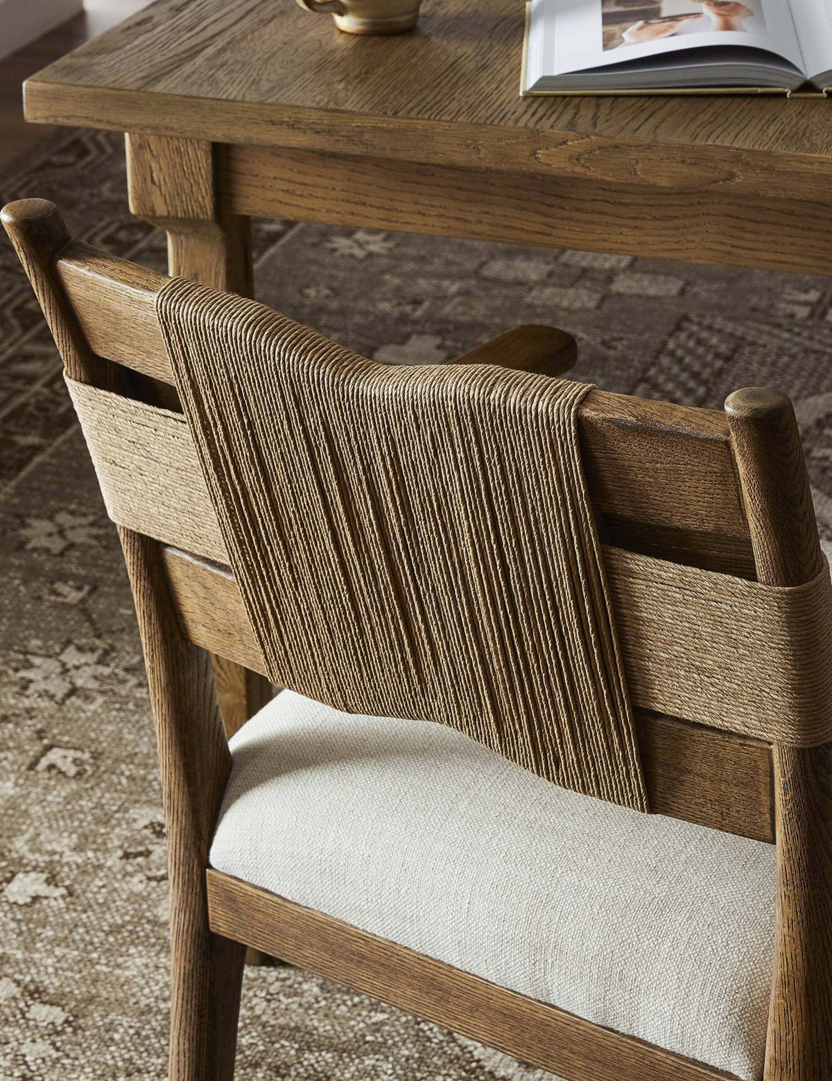 Tova Dining Arm Chair by Amber Lewis x Four Hands