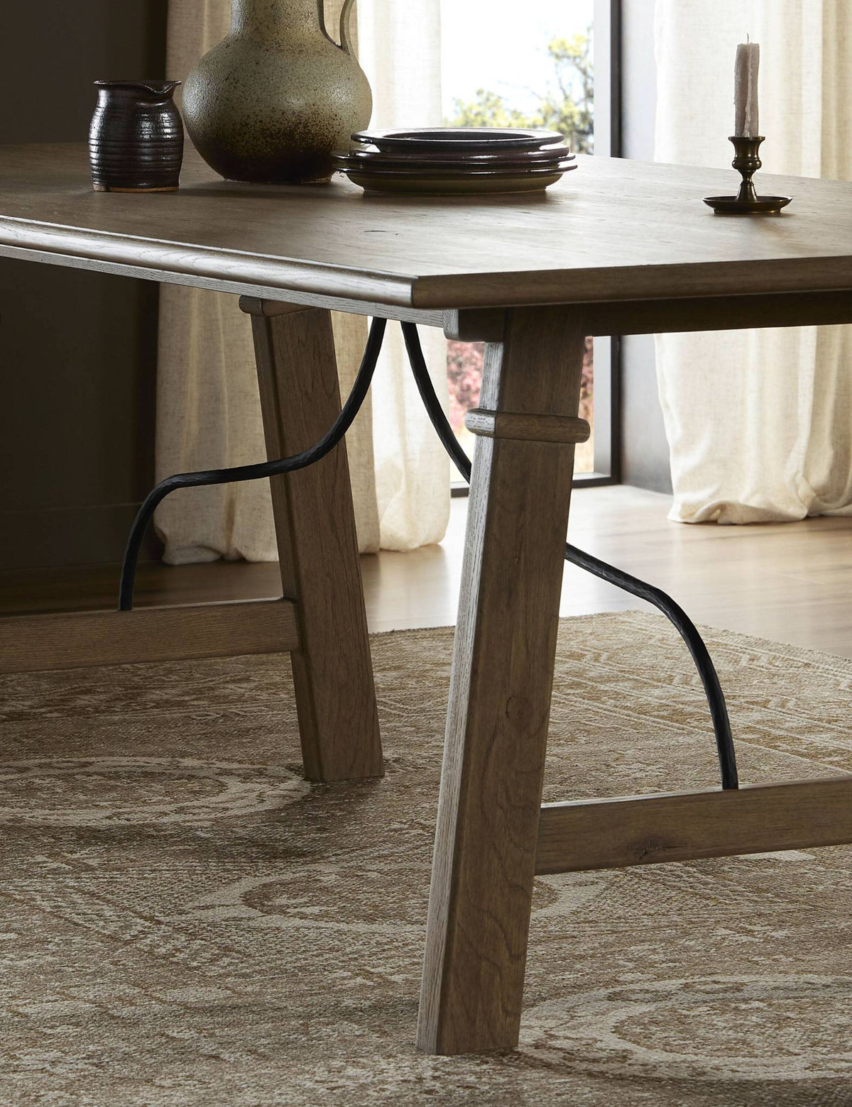 Fritz Dining Table by Amber Lewis x Four Hands