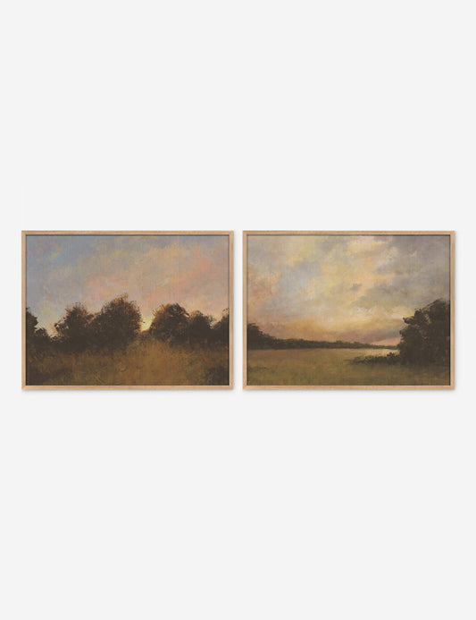 Last Light Diptych Wall Art (Set of 2) by Aileen Fitzgerald