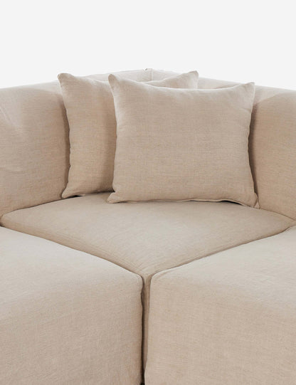 Lowell Slipcover Sectional Sofa by Amber Lewis x Four Hands