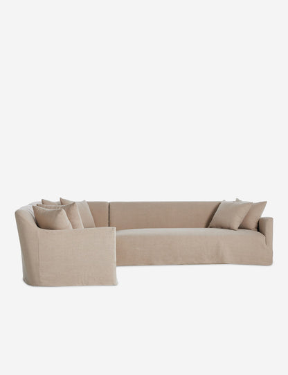 Lowell Slipcover Sectional Sofa by Amber Lewis x Four Hands