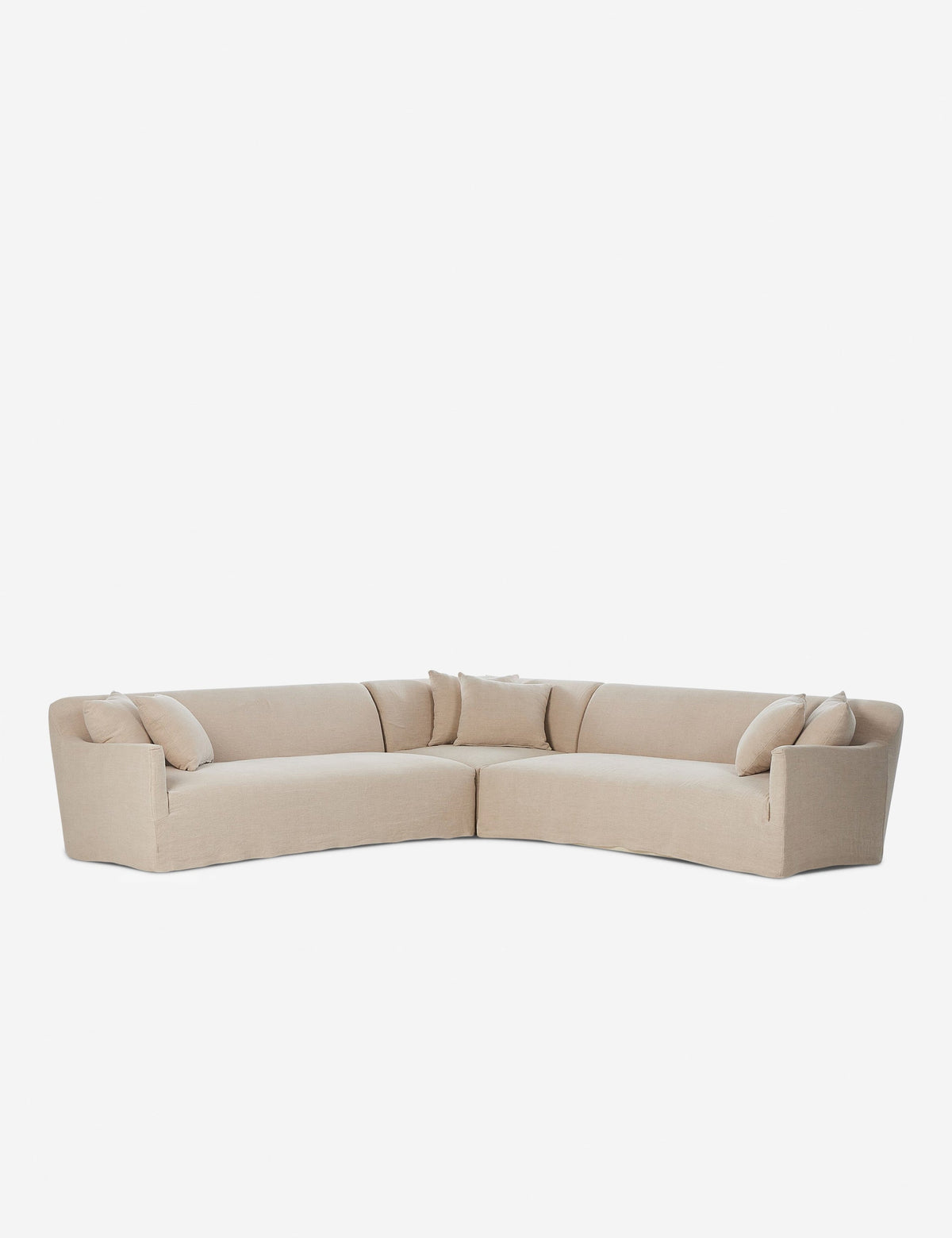 Lowell Slipcover Sectional Sofa by Amber Lewis x Four Hands