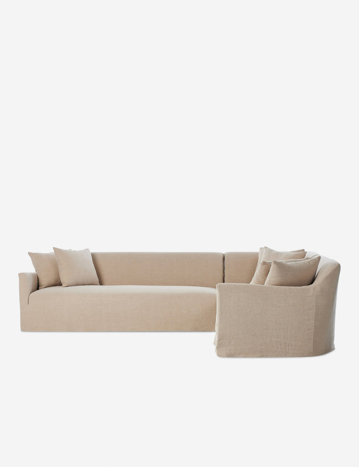 Lowell Slipcover Sectional Sofa by Amber Lewis x Four Hands
