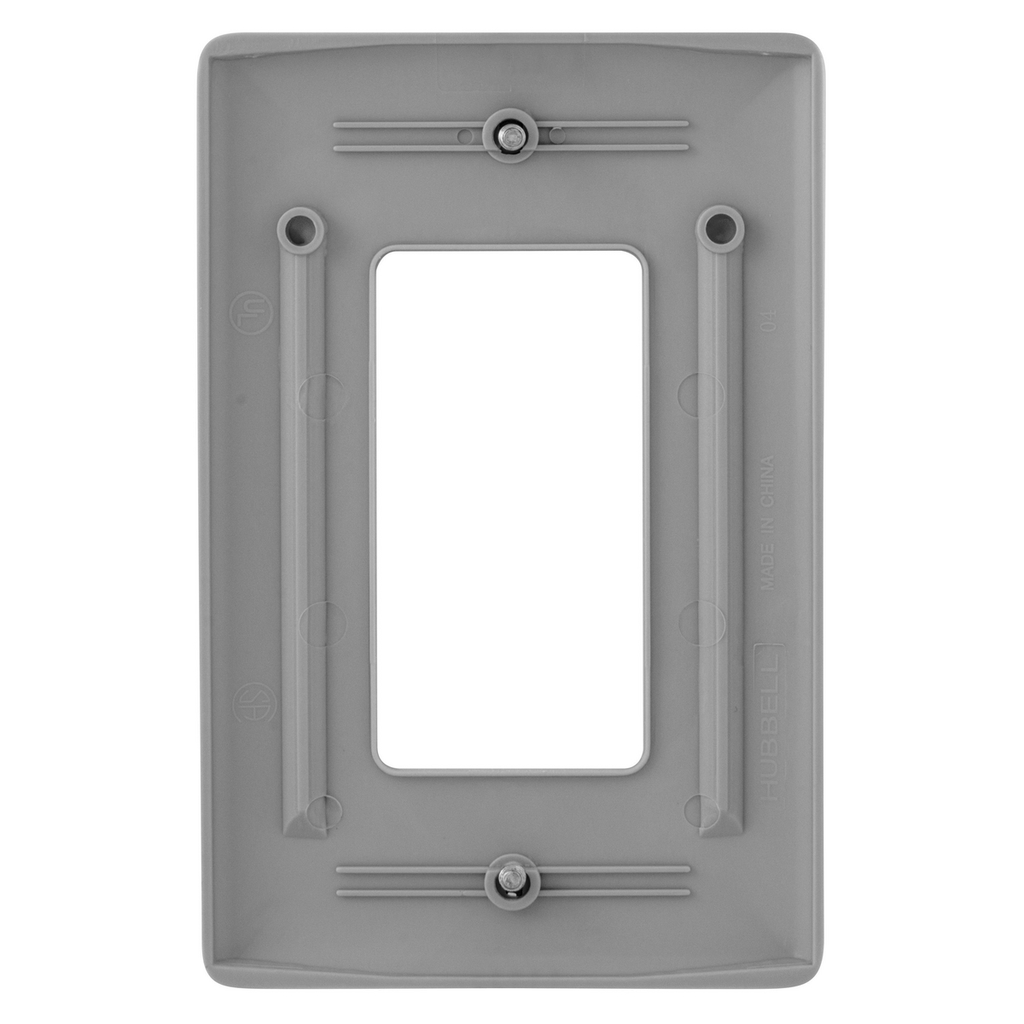 1-Gang Wallplate, One Decorator