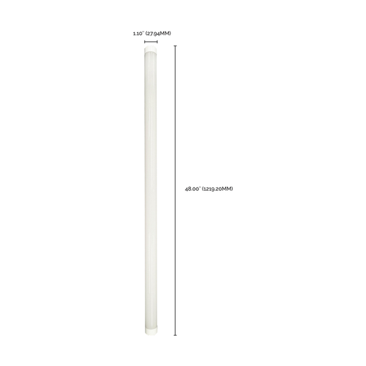 11 Watt; 4 Foot LED T8; Medium Bi Pin base; 3000K; 50000 Average rated hours; 1800 Lumens; Type A; Ballast dependent