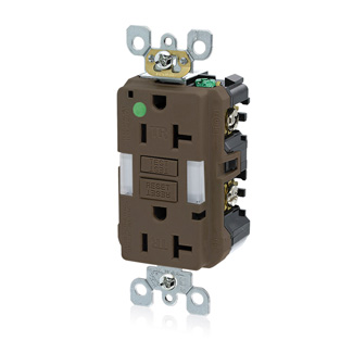 20 Amp SmartlockPro® GFCI Receptacle/Outlet, Hospital Grade, Tamper-Resistant