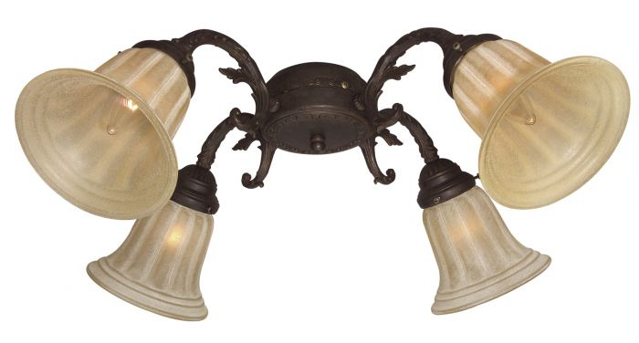 4 Light LED Ceiling Fan Fitter - F430-AG-LED