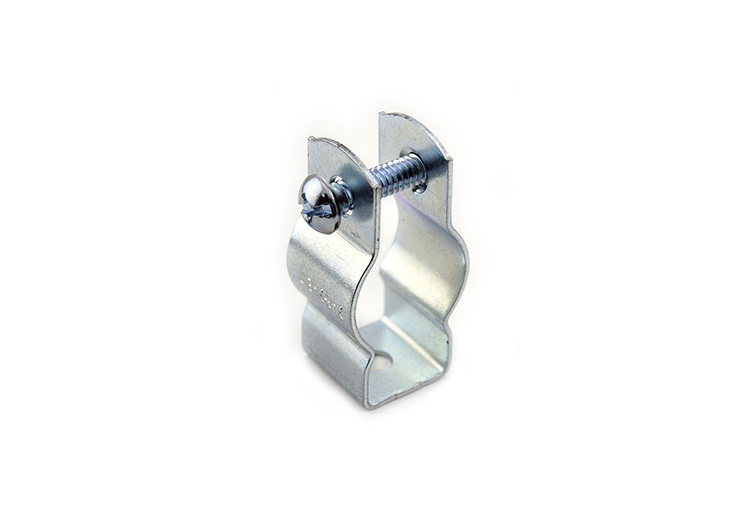 #1 Conduit Hanger with Bolt, Zinc Plated Steel
