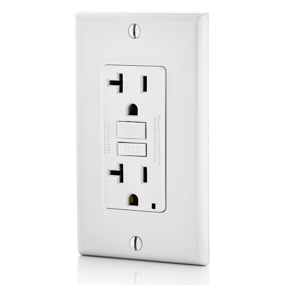 20 Amp SmartlockPro® GFCI Receptacle/Outlet