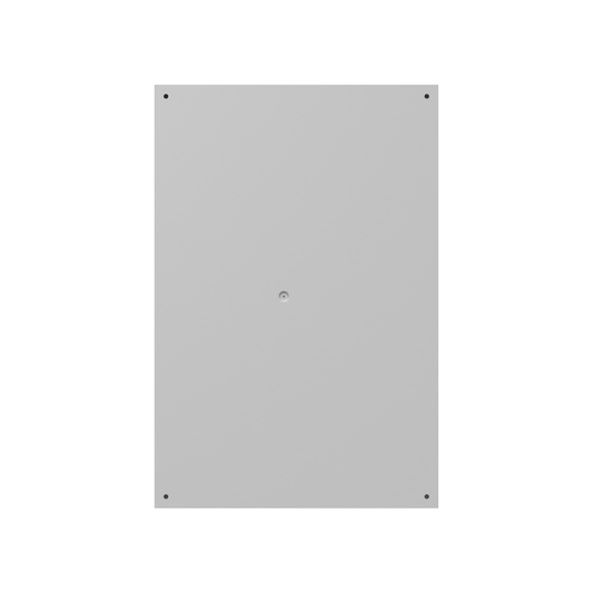 36x12x24 Screw Cover Type 1 UL Listed Steel No Knockouts ANSI 61 Gray Cover With Teardrop Slots Mounting Holes In Back