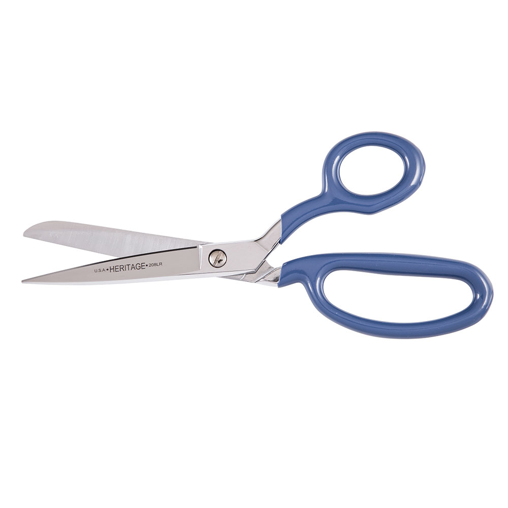 Bent Trimmer w/Large Ring, Blue Coating, 8-Inch