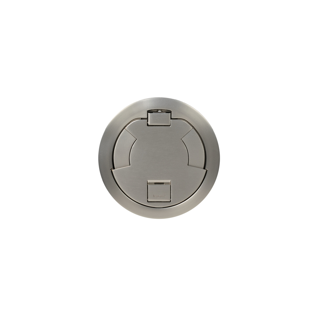 6IN SURF STYLE TR CVR ASSEMBLY SN TAMP RESIST SATIN NICKEL