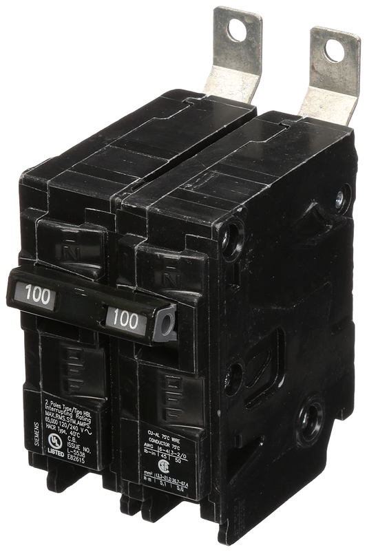 BREAKER 100A 2P 120/240V 65K HBL