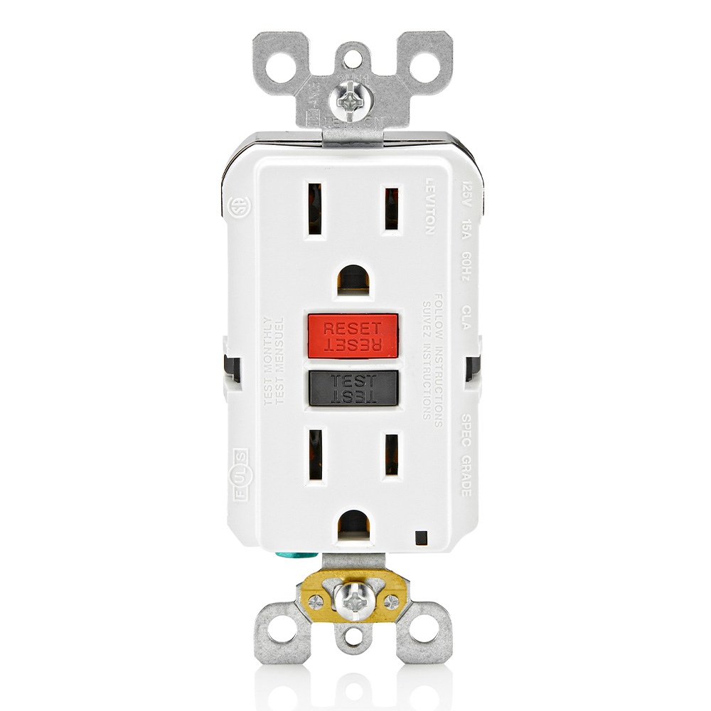 15 Amp SmartlockPro® GFCI Receptacle/Outlet