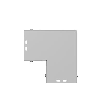 7.063x4X7.063 Wireway Elbow 90 Corner ANSI 61 Gray Steel