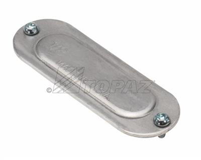 2 1/2 - 3" Aluminum Conduit Body Covers with Screws